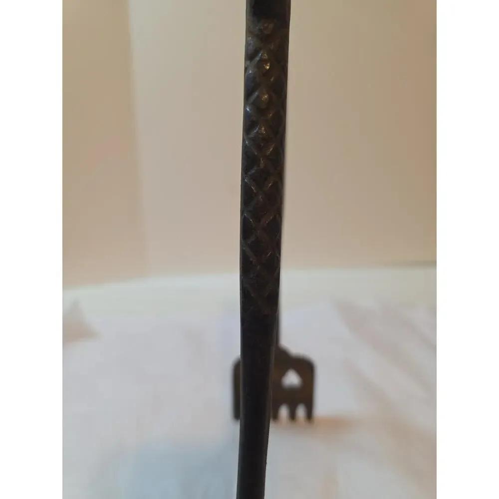Antique Blacksmith Metal/Iron Tongs for Coal Stove Fire